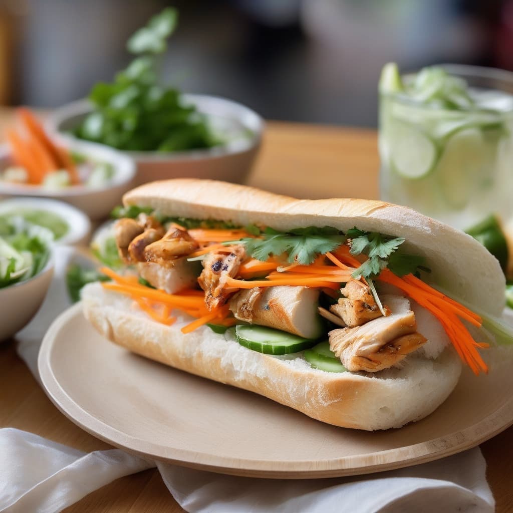 BM2. Bánh Mì Ga Nuong