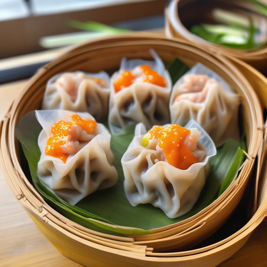 DS3. Steamed Pork & Shrimp Dumpling (4 pcs)